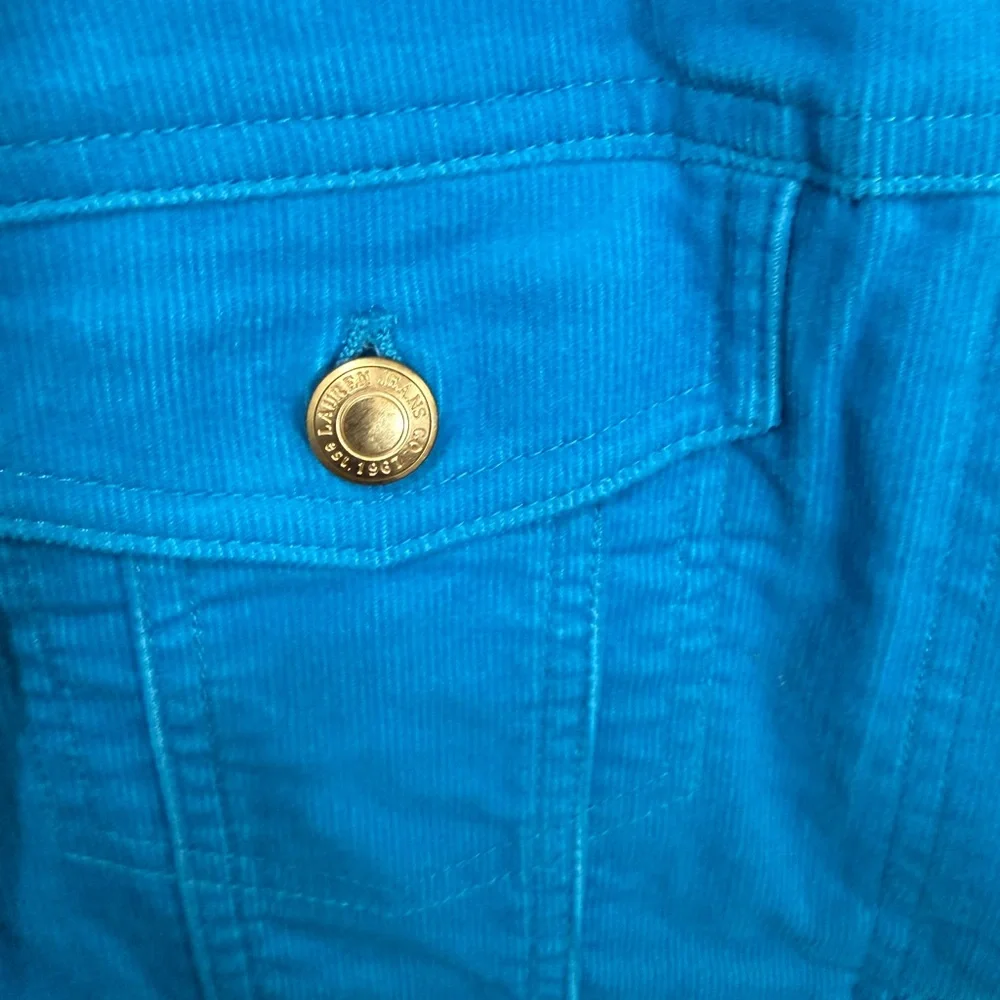 Ralph Lauren Bright Blue Corduroy Jacket Size Small - Picture 5 of 9
